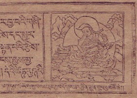 Der tibetische Astronom Phugpa Lhündrub Gyatsho rechnet mit dem Sandabakus